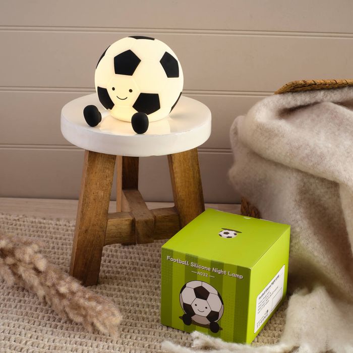 Football rechargeable silicone night light