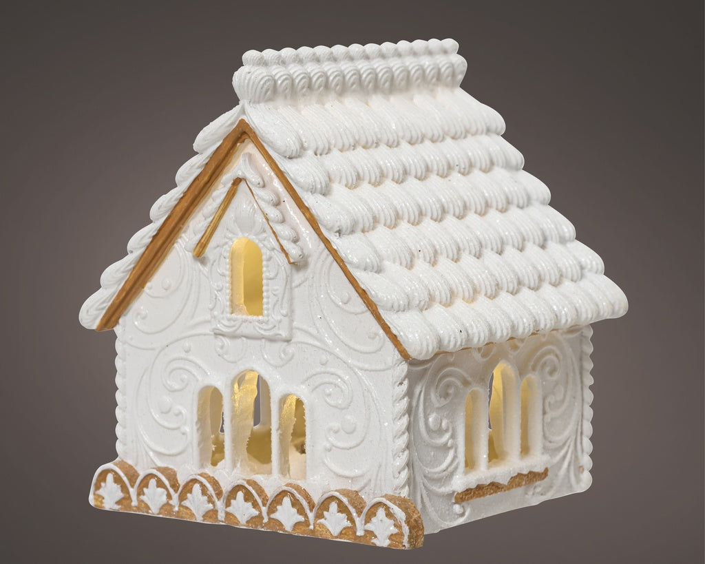 Glitter gingerbread house