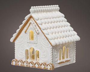 Glitter gingerbread house