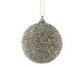 Champagne spangly shatterproof bauble