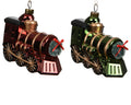 Christmas train shatterproof hanging decoration