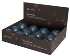 Midnight blue glitter foam bauble