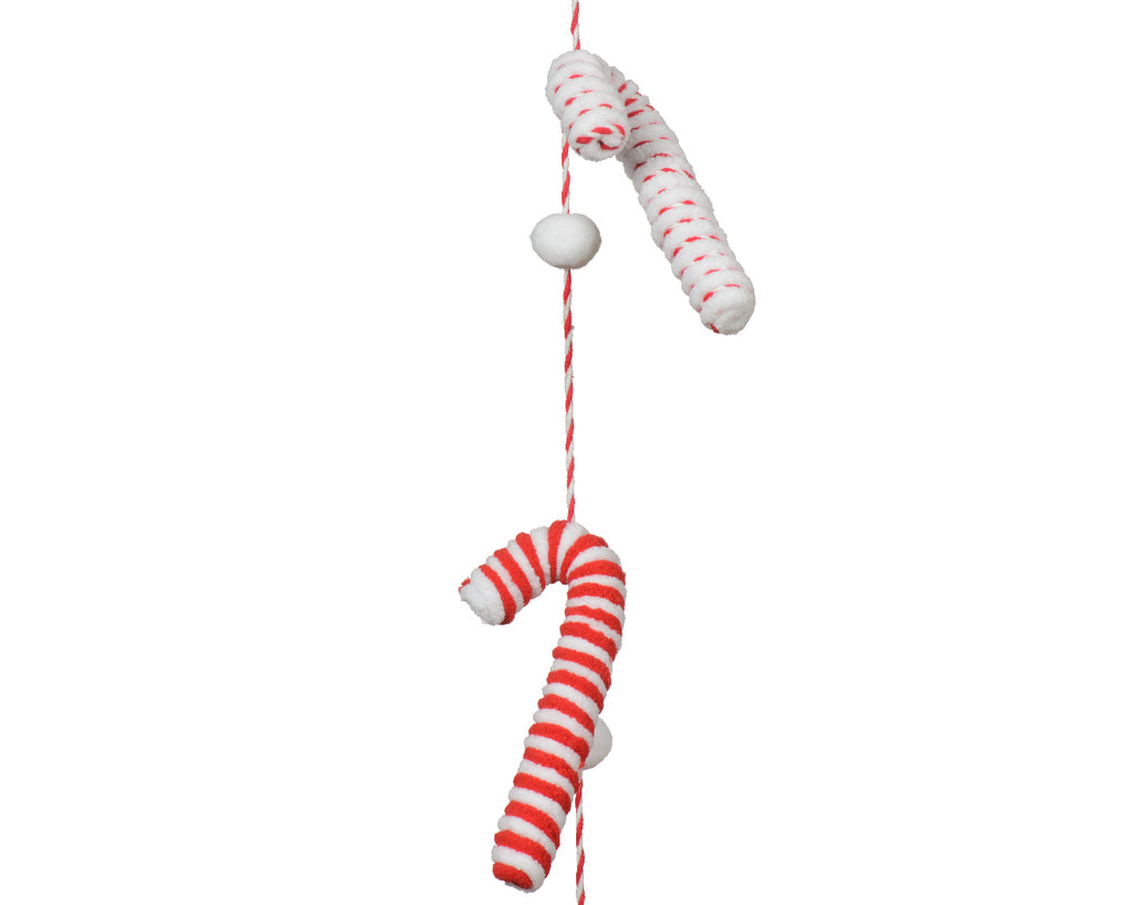 Candy cane garland - 5ft