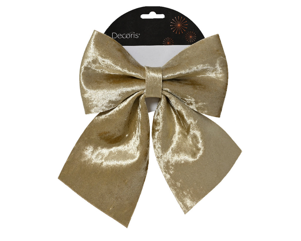 Champagne gold bow, 24cm