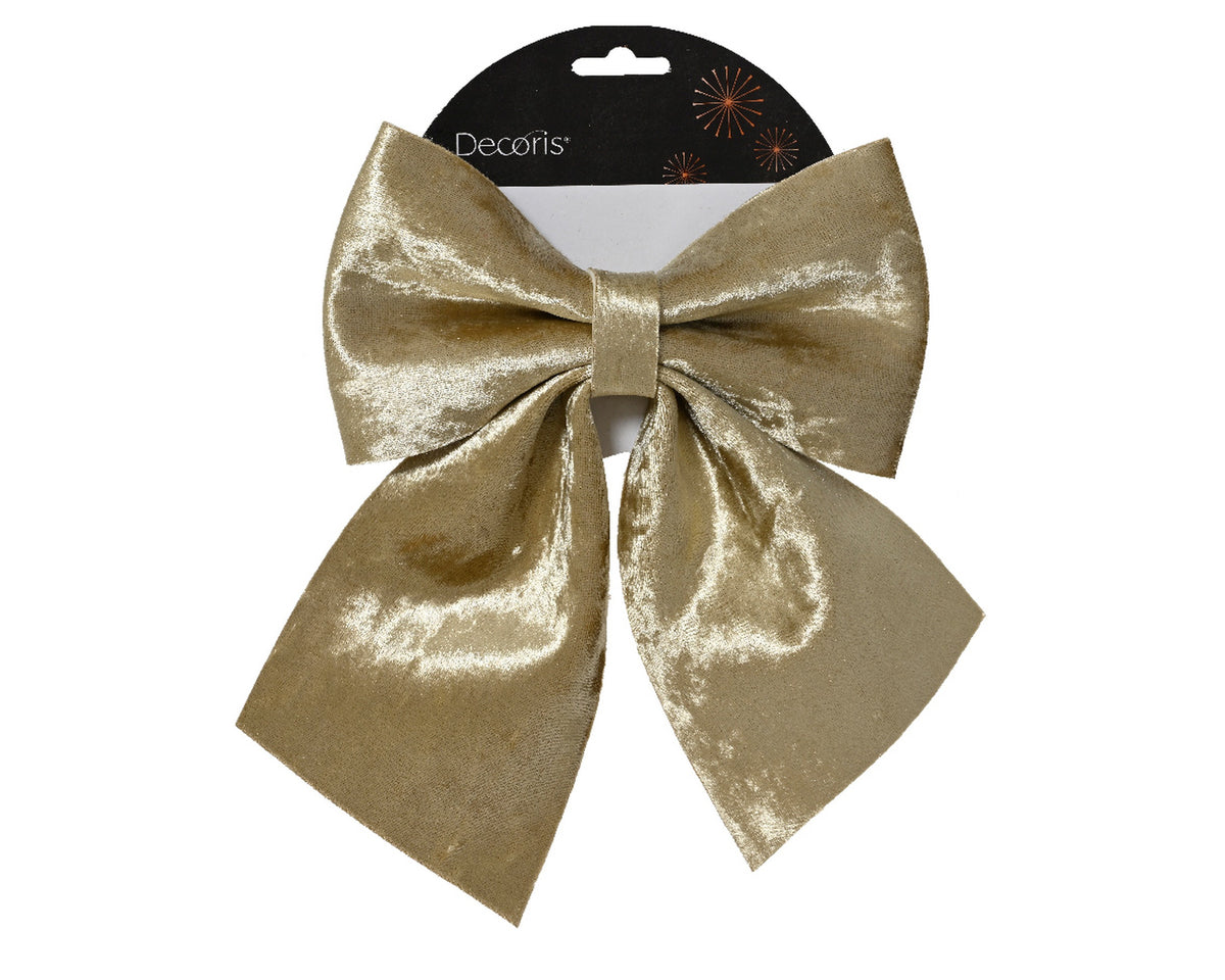 Champagne gold bow, 24cm