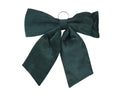 Dark green velvet bow, 62cm