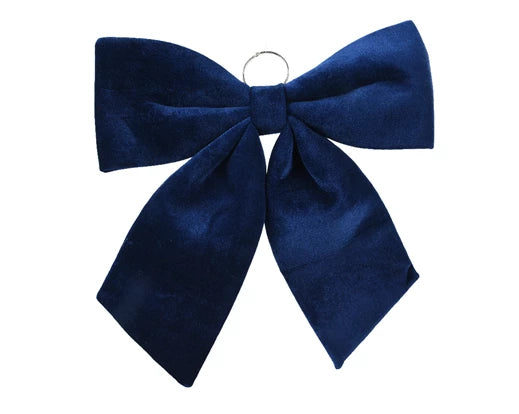 Midnight Blue Christmas Bow