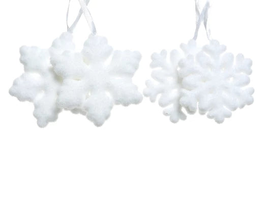 Snowflake hanging decs