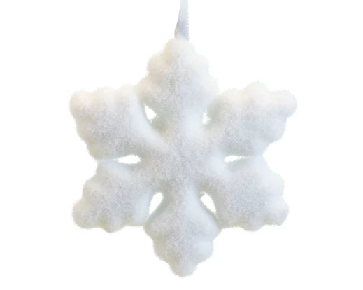Snowflake hanging decs