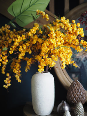 Tall yellow lantern spray