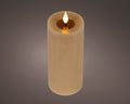 LED realistic wick light brown candle, 20cm
