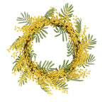 Mimosa wreath, 31cm