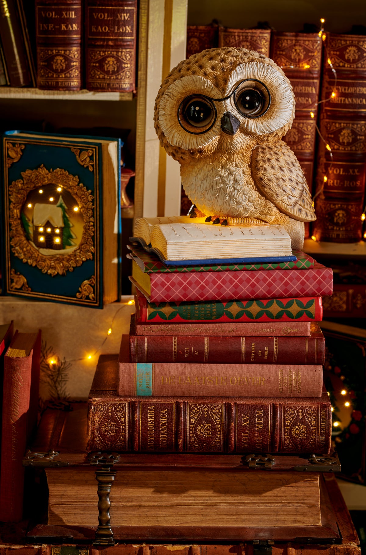 LED owl ornament