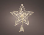 Micro LED champagne gold treetopper