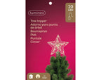 Micro LED champagne gold treetopper