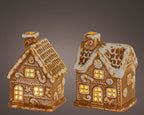 Micro LED gingerbread house