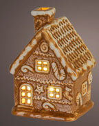 Micro LED gingerbread house