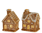 Micro LED gingerbread house