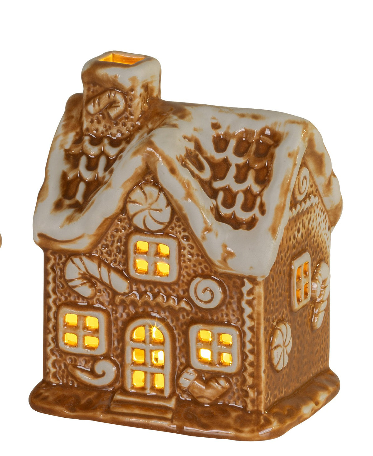 Micro LED gingerbread house