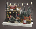 Christmas tree market light up