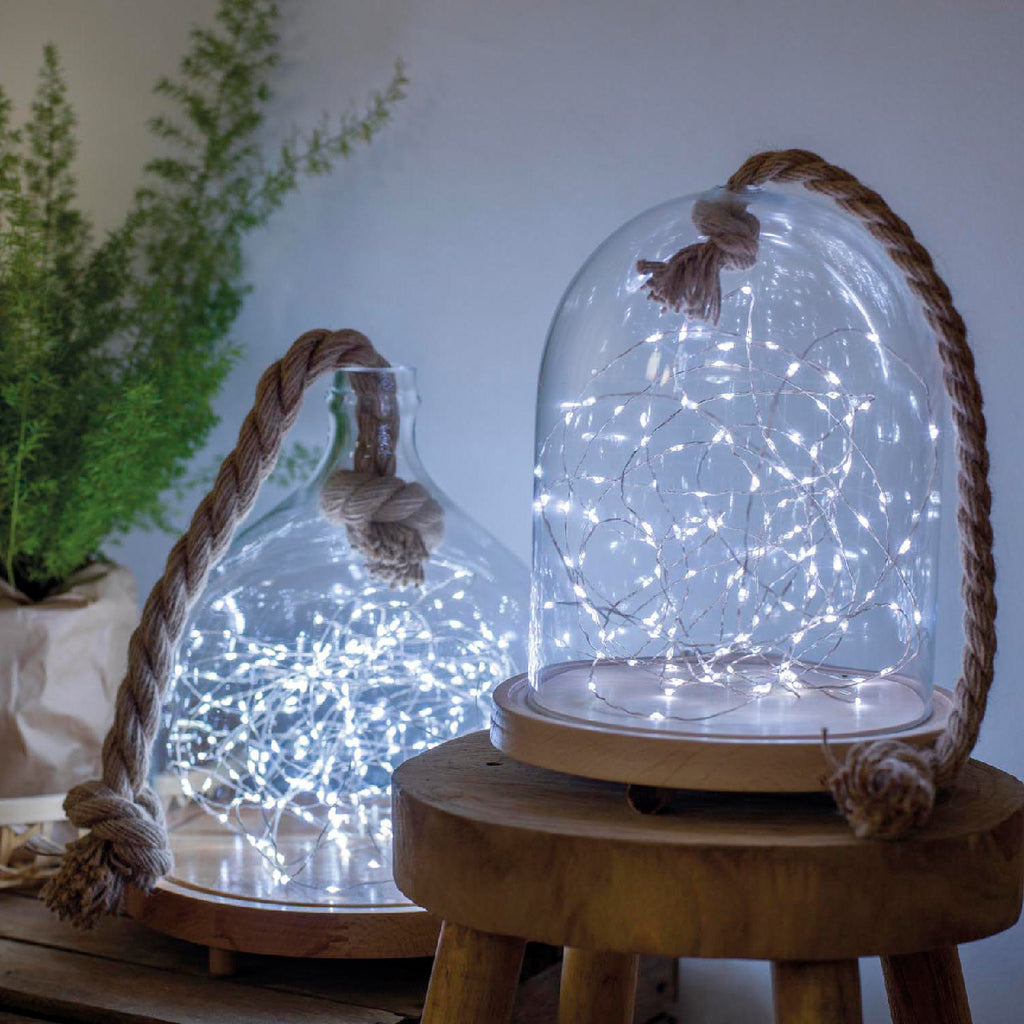 Micro LED string lights (60 LED cool white lights)