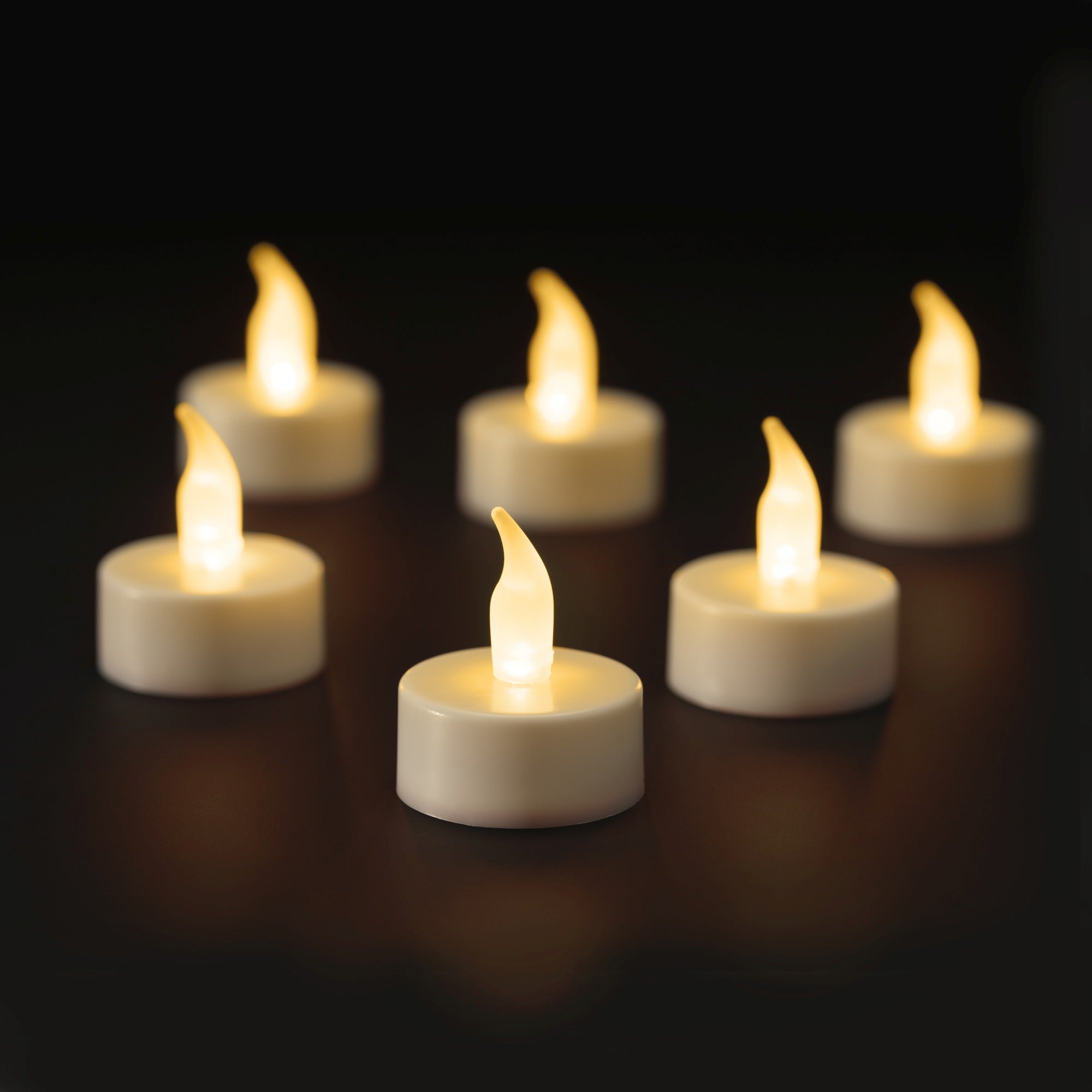 Box of 6 LED tealights