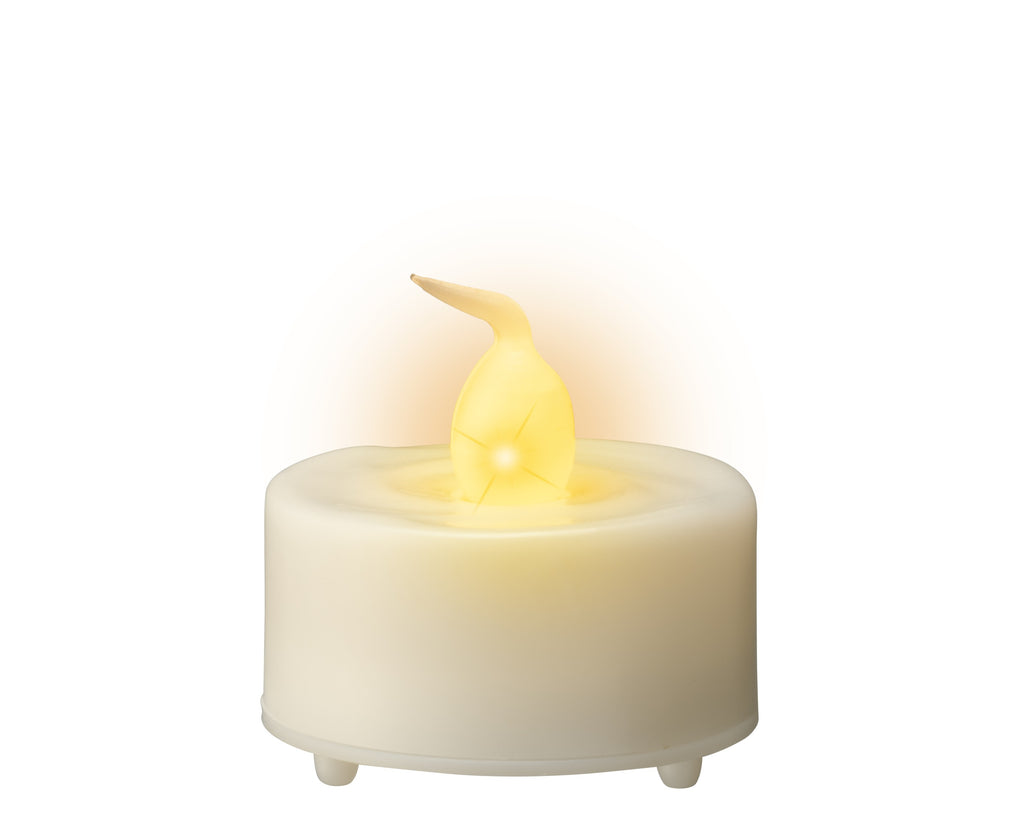 Box of 4 LED tealights with timer