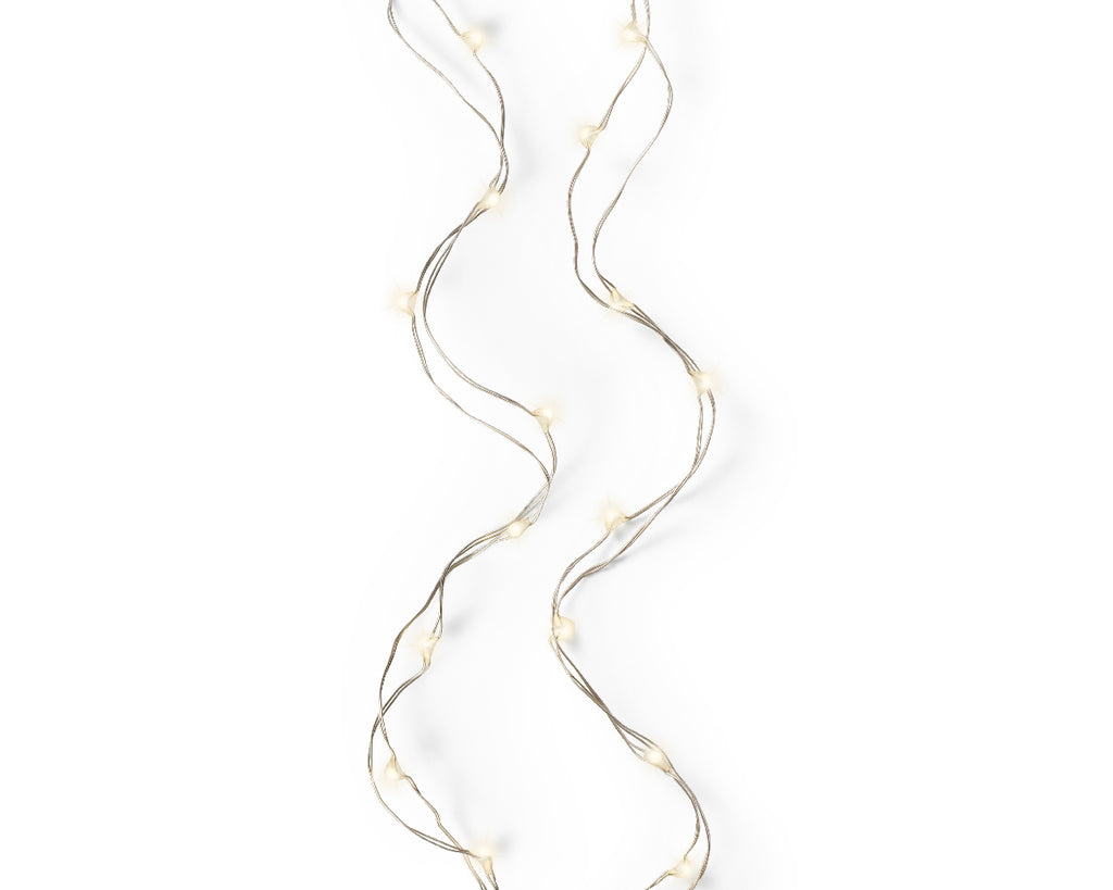 Micro LED string lights (60 LED warm white lights)