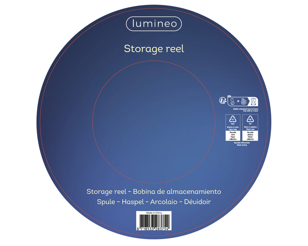 Christmas lights storage wheel