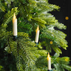 LED battery operated white candle lights - Set of 10
