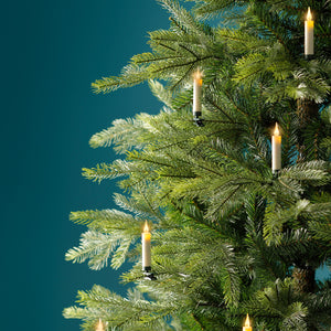 LED battery operated white candle lights - Set of 10