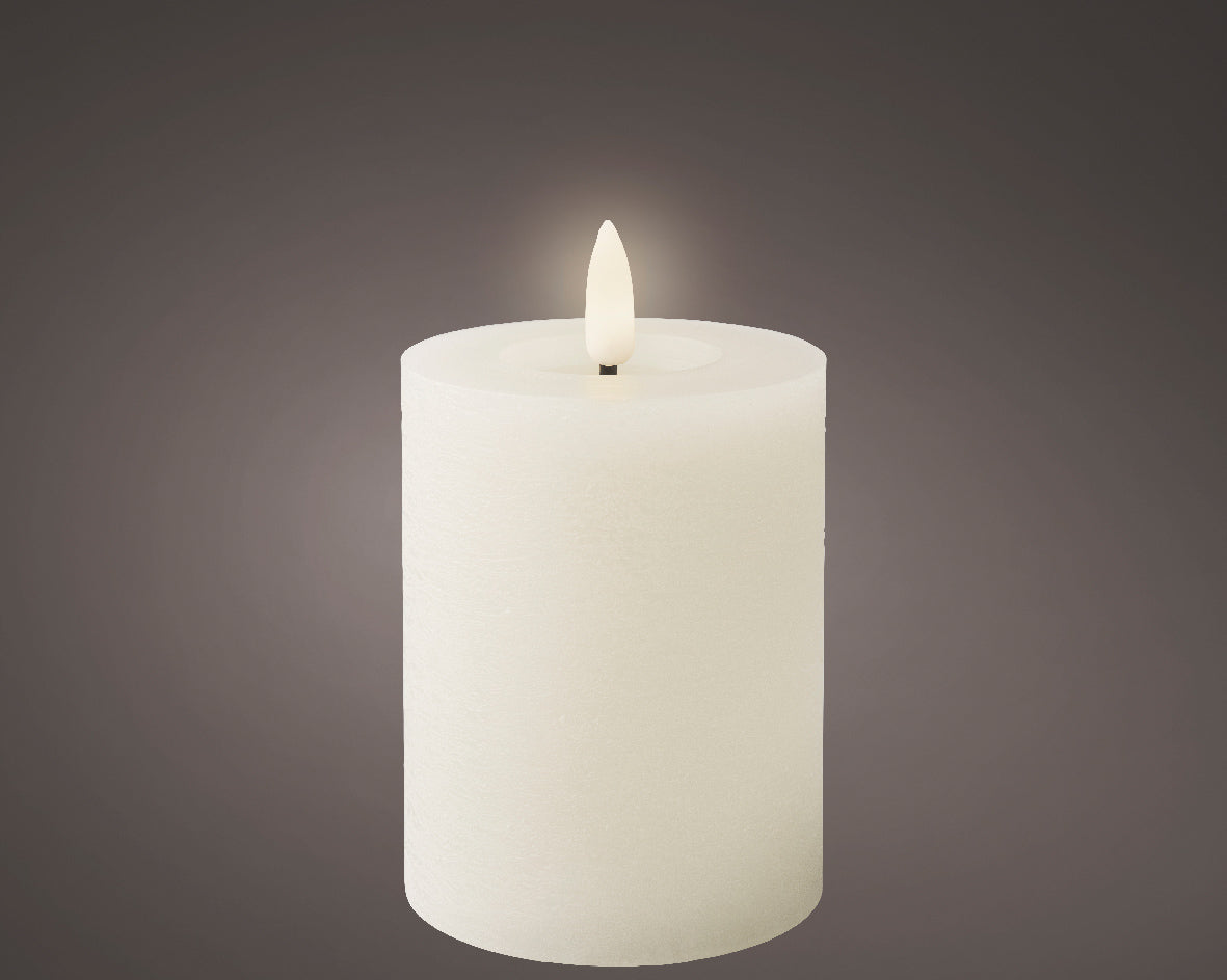 White LED wick candle (11cmH)