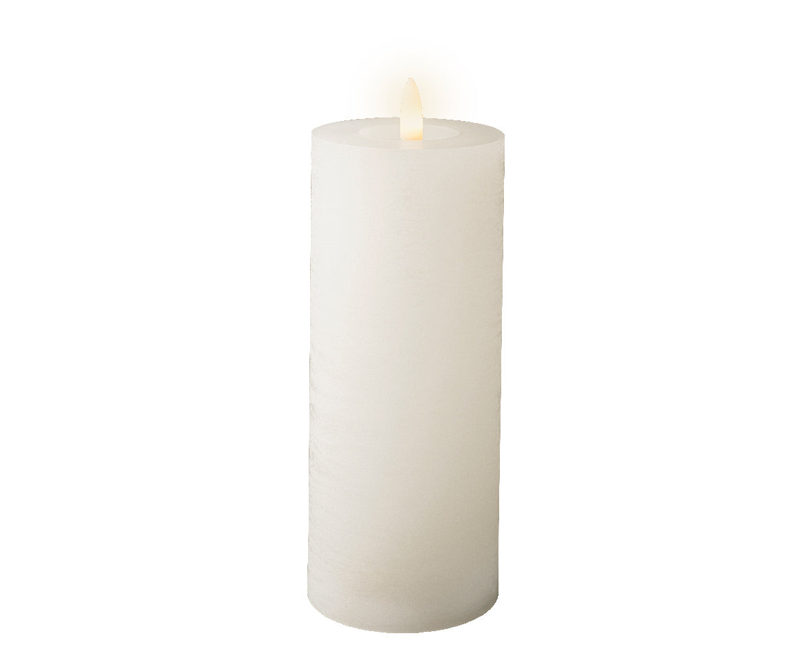 White LED wick candle (19cmH)