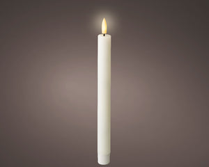 White LED wick dinner candle