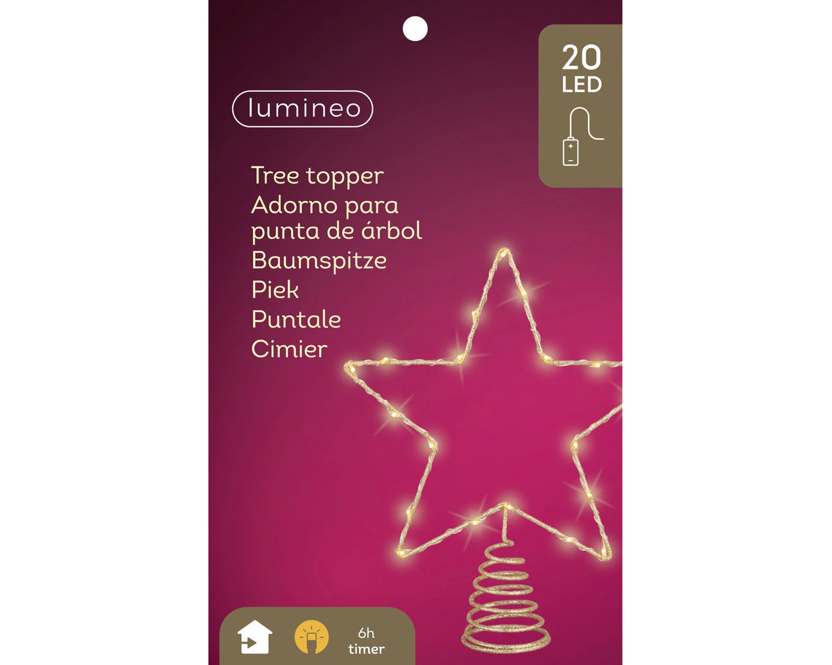 Micro LED star treetopper