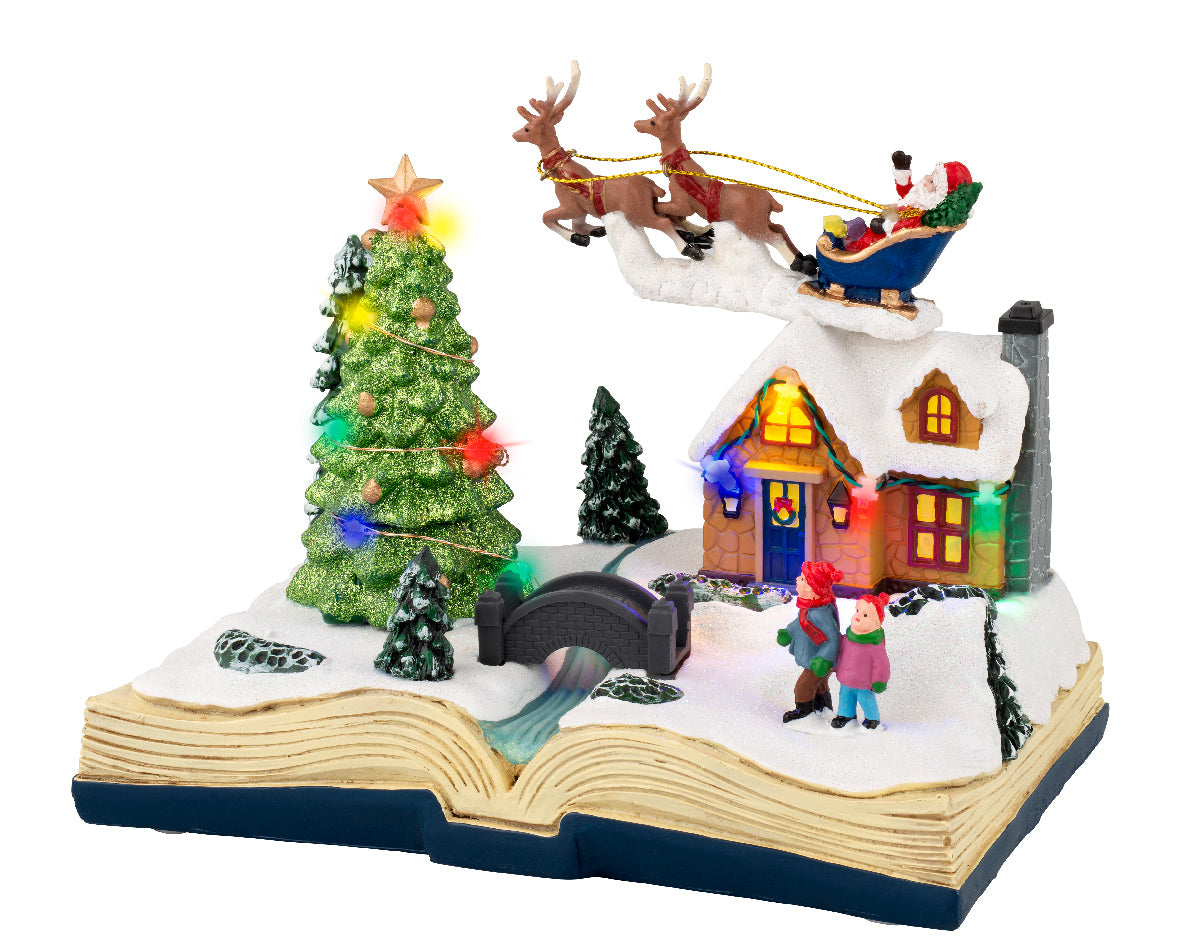 LED Christmas Village Scene - Battery Operated