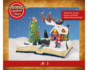 LED Christmas Village Scene - Battery Operated