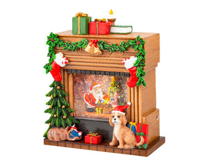 LED Festive Water Spinner Fireplace