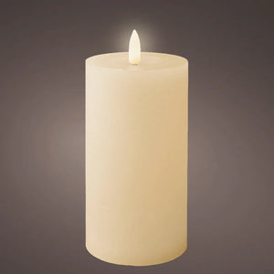 LED Cream wax candle (15cmH)