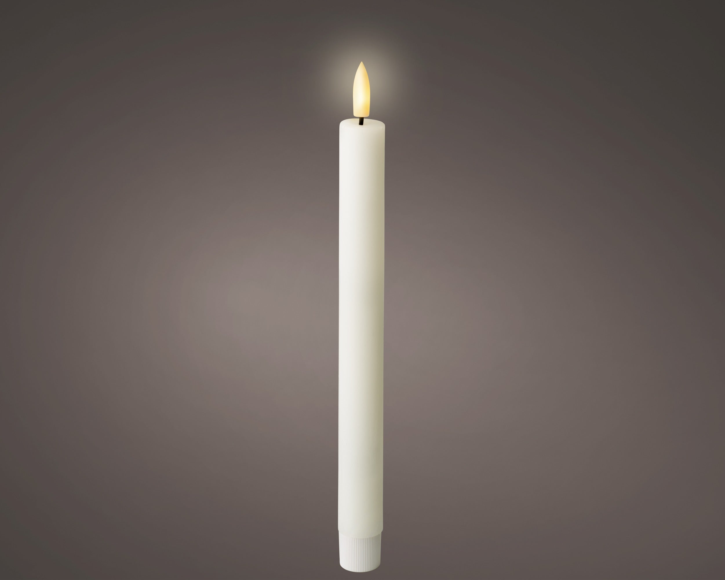 LED white dinner candle (24.5cmH) - Set of 2 (Copy)