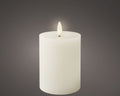 White LED pillar candle (11cm)