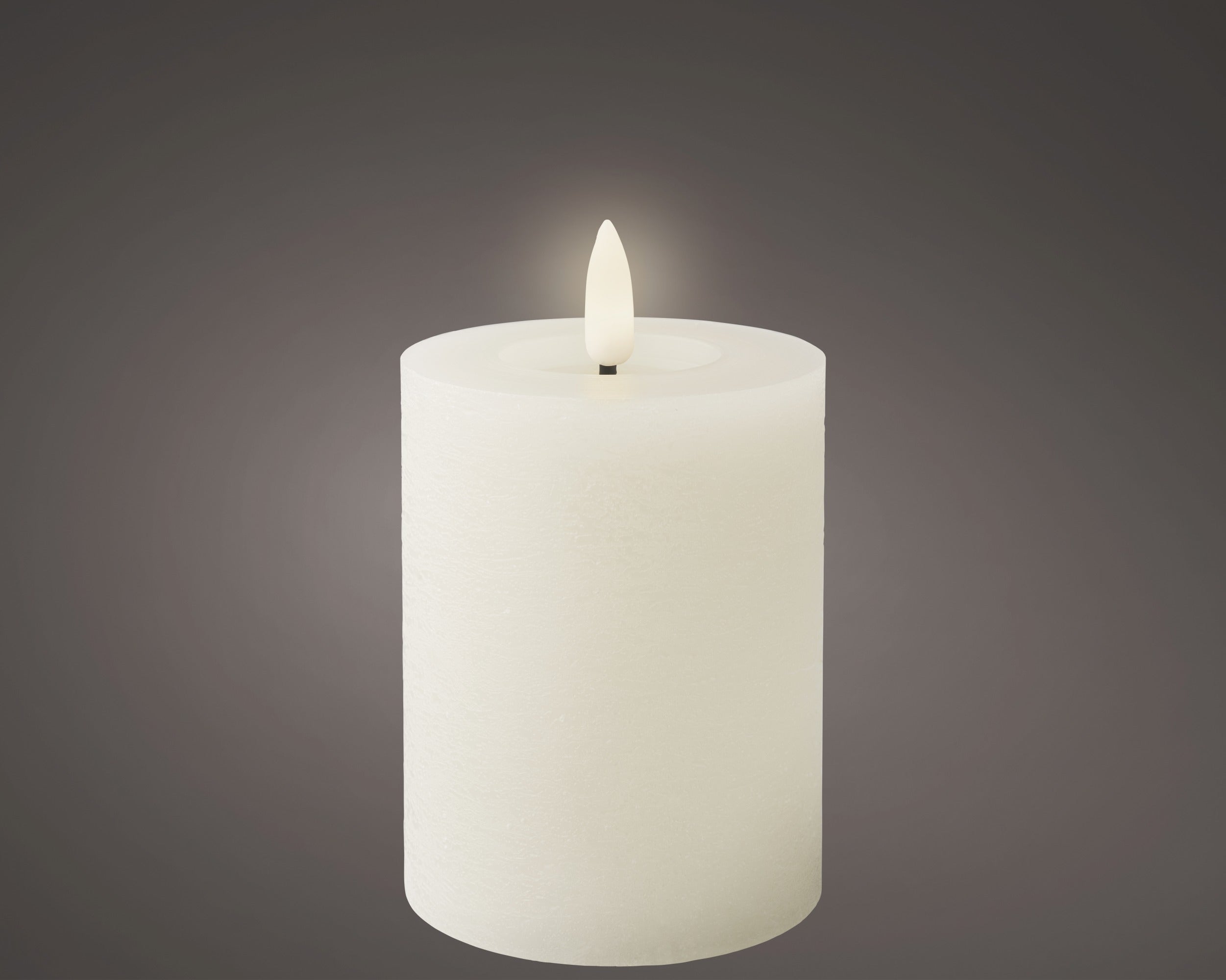 White LED pillar candle (11cm)