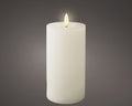 LED Cream wax candle (15cmH)