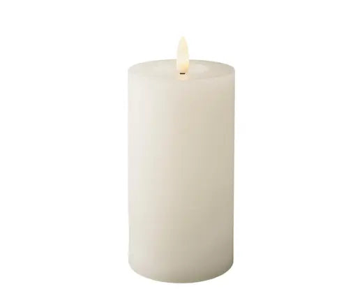LED Cream wax candle (15cmH)