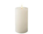 LED Cream wax candle (15cmH)