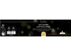 LED white wax candle ( 19cmH )