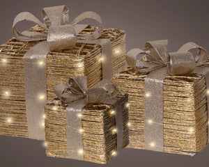 Micro LED Battery Operated Giftbox Decorations