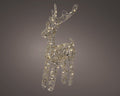 LED battery operated gold reindeer, 55cm