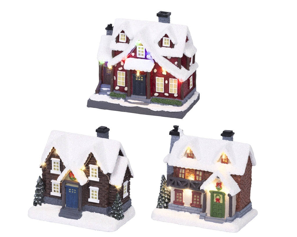 LED battery operated Christmas house