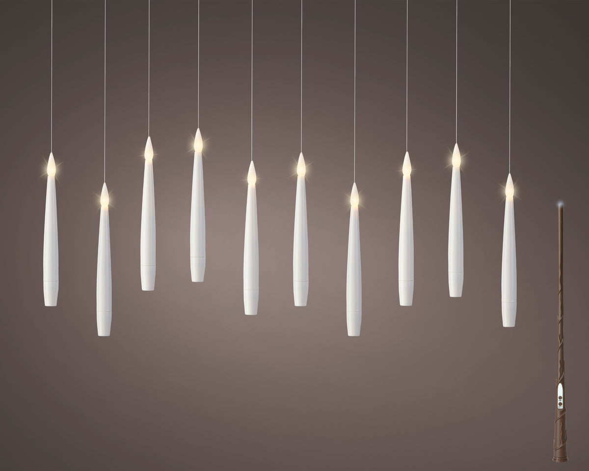 LED magic candles with wand remote